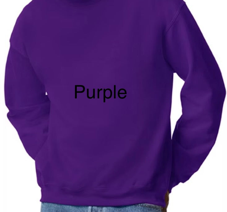 Crewneck with pressed transfer