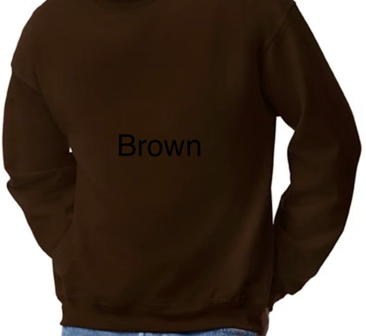 Crewneck with pressed transfer