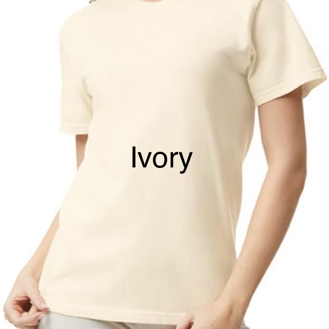 T-Shirt with pressed transfer