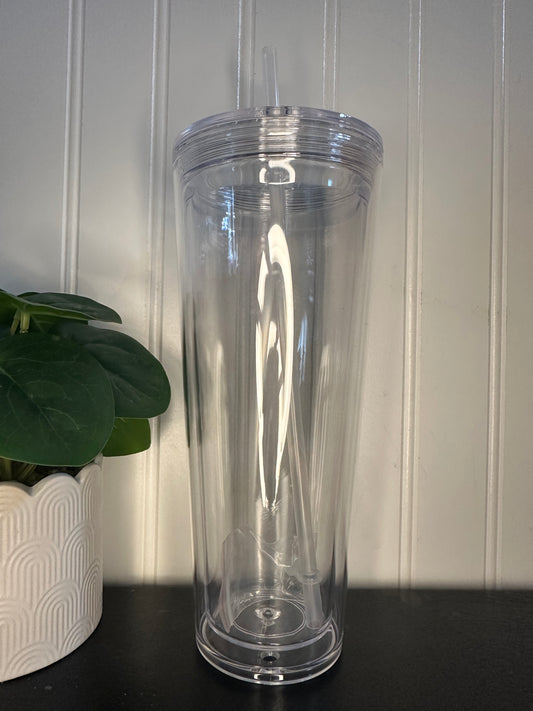 Plastic snowglobe 24oz