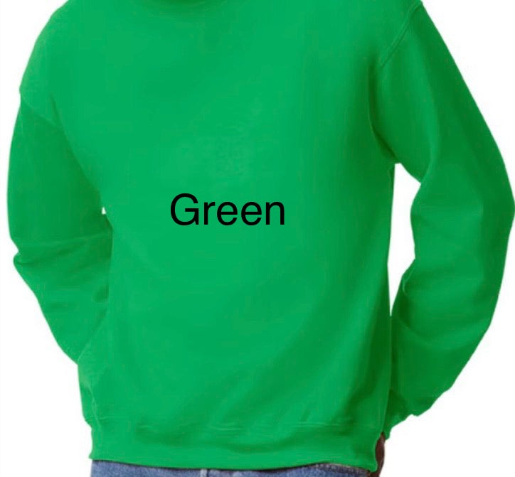 Crewneck with pressed transfer