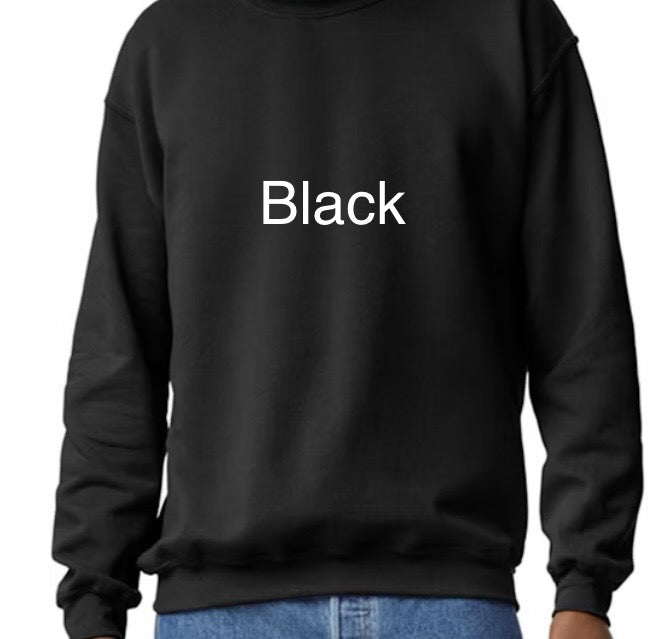 Crewneck with pressed transfer