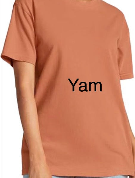 T-Shirt with pressed transfer