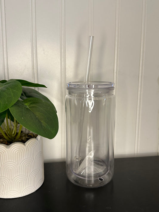 Plastic snowglobe 16oz