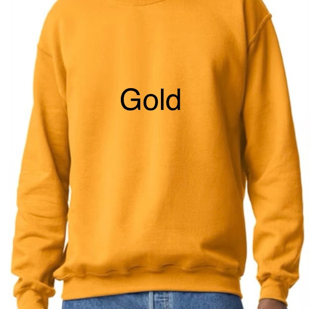 Crewneck with pressed transfer