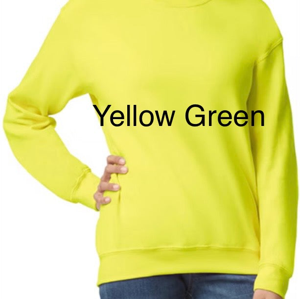 Crewneck with pressed transfer