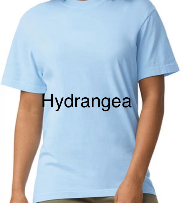 T-Shirt with pressed transfer