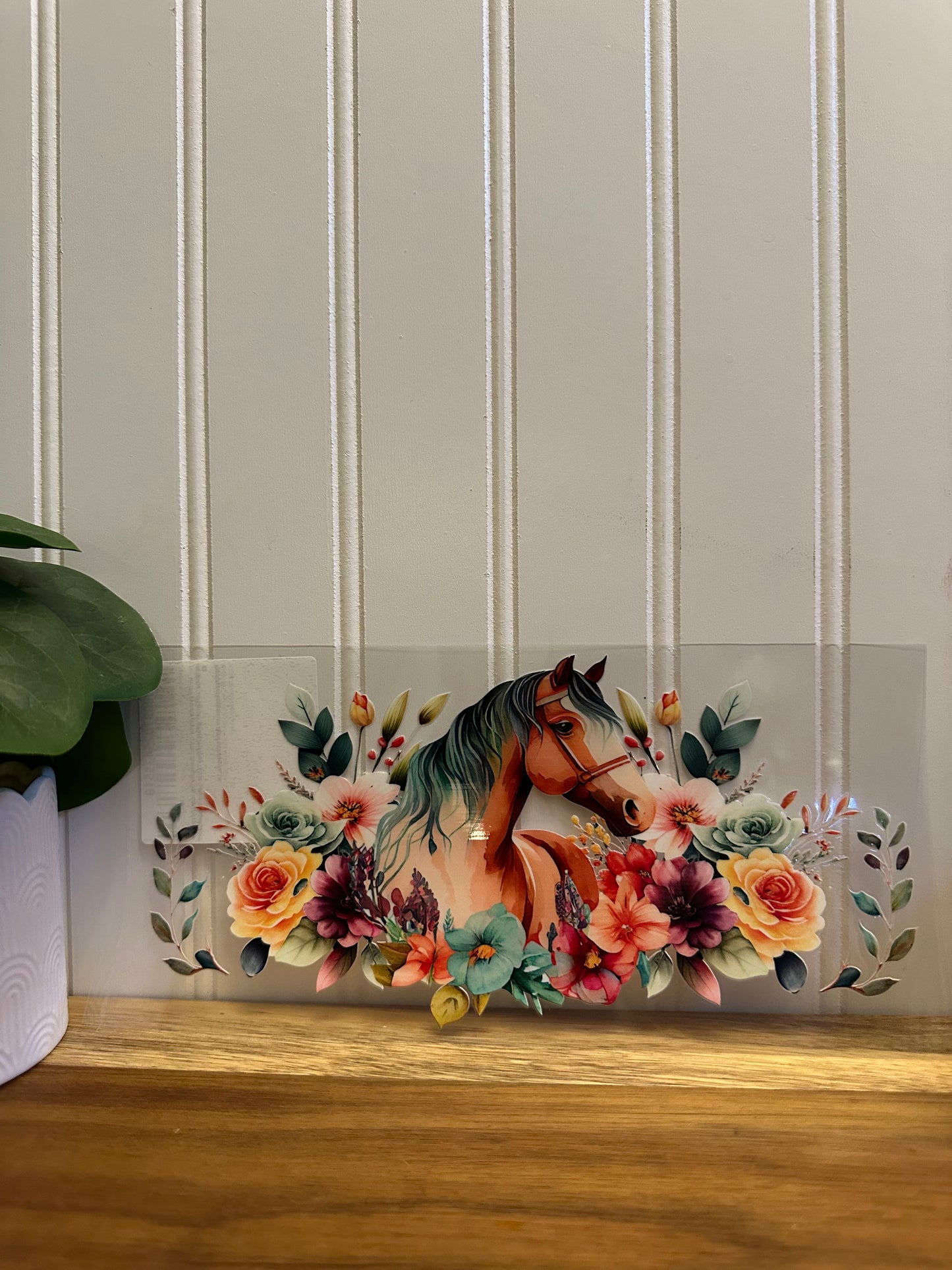 Horse and Flowers