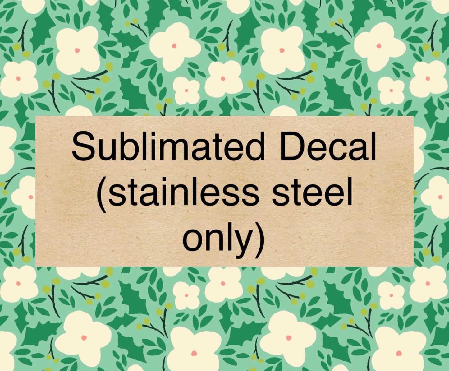 Sublimated Decal