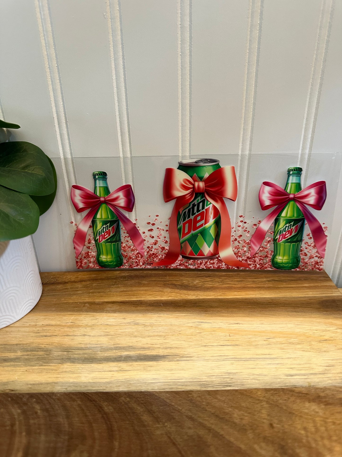 Mountain Dew with bows