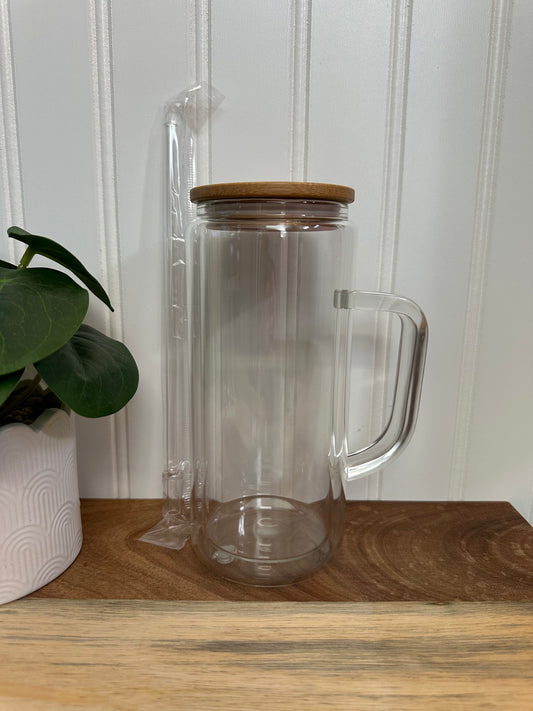 Glass with handle 15oz