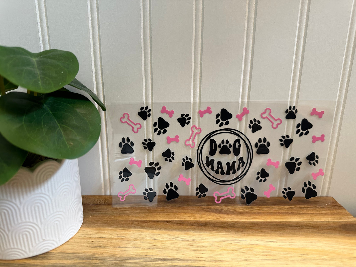 dog mama black & pink